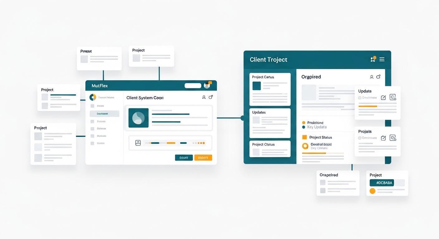 تطبيق متابعة المشاريع للعميل: كيف يحول موتفليكس تعاونك التشغيلي في السعودية؟