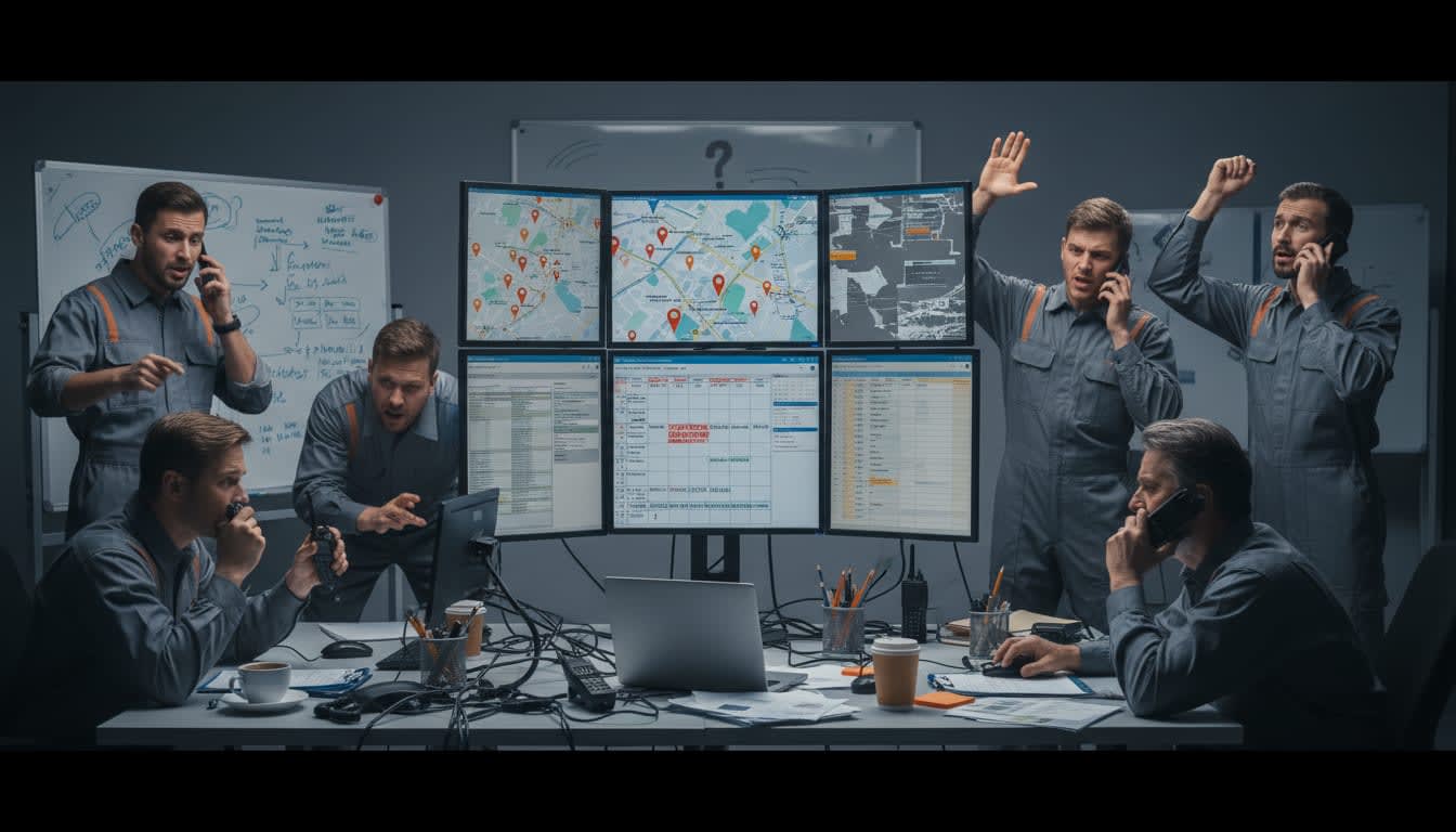 برنامج إدارة الفنيين والمهام - المقدمة: تحديات إدارة الفنيين والمهام في شركات التركيب والصيانة