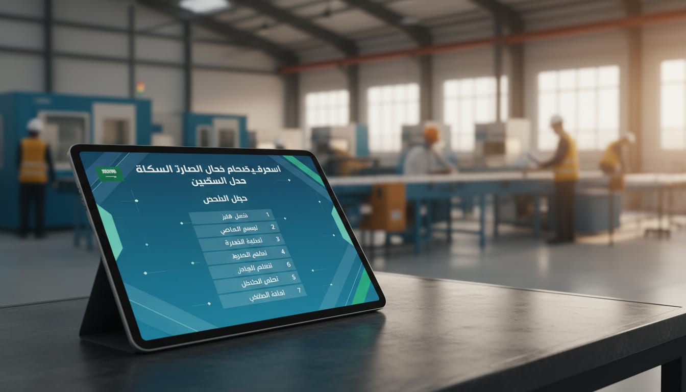 موتفلكس: أفضل برنامج لإدارة المصانع وأعمال التركيب في السعودية