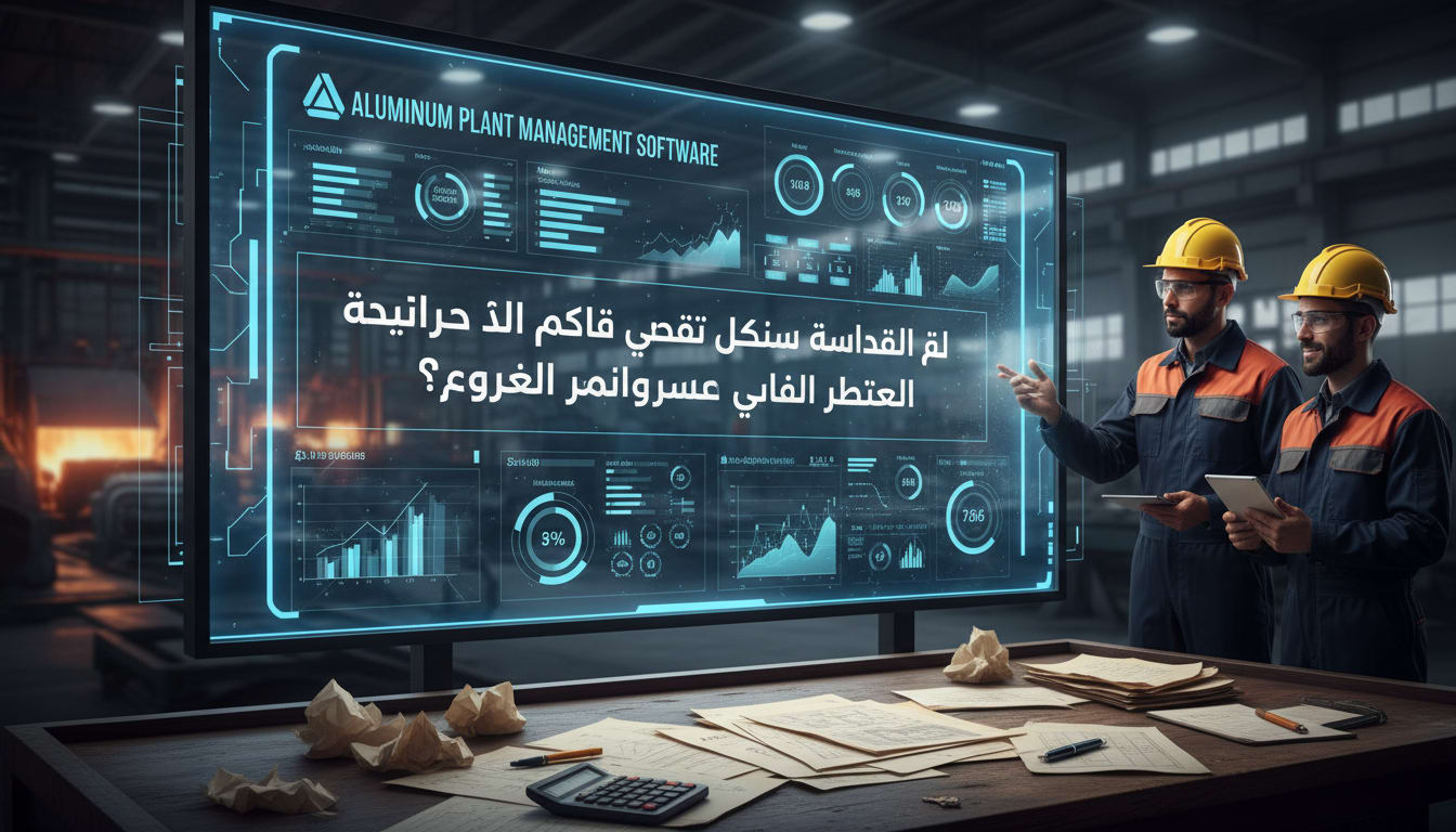 برنامج إدارة مصانع الألمنيوم - مقدمة: هل ما زلت تدير مصنع الألمنيوم بالحدس والورقة والقلم؟