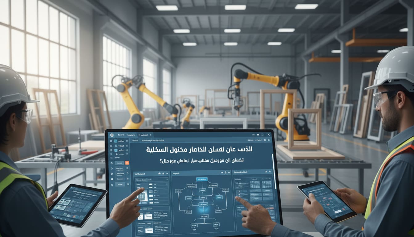 حلول برامج لمصانع الأبواب والشبابيك - مقدمة: هل تعاني مصانعك من فوضى الإنتاج وضياع التفاصيل؟