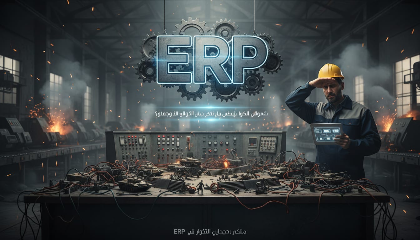 نظام إدارة التصنيع ERP - مقدمة: هل إدارة مصنعك أصبحت حربًا يومية؟