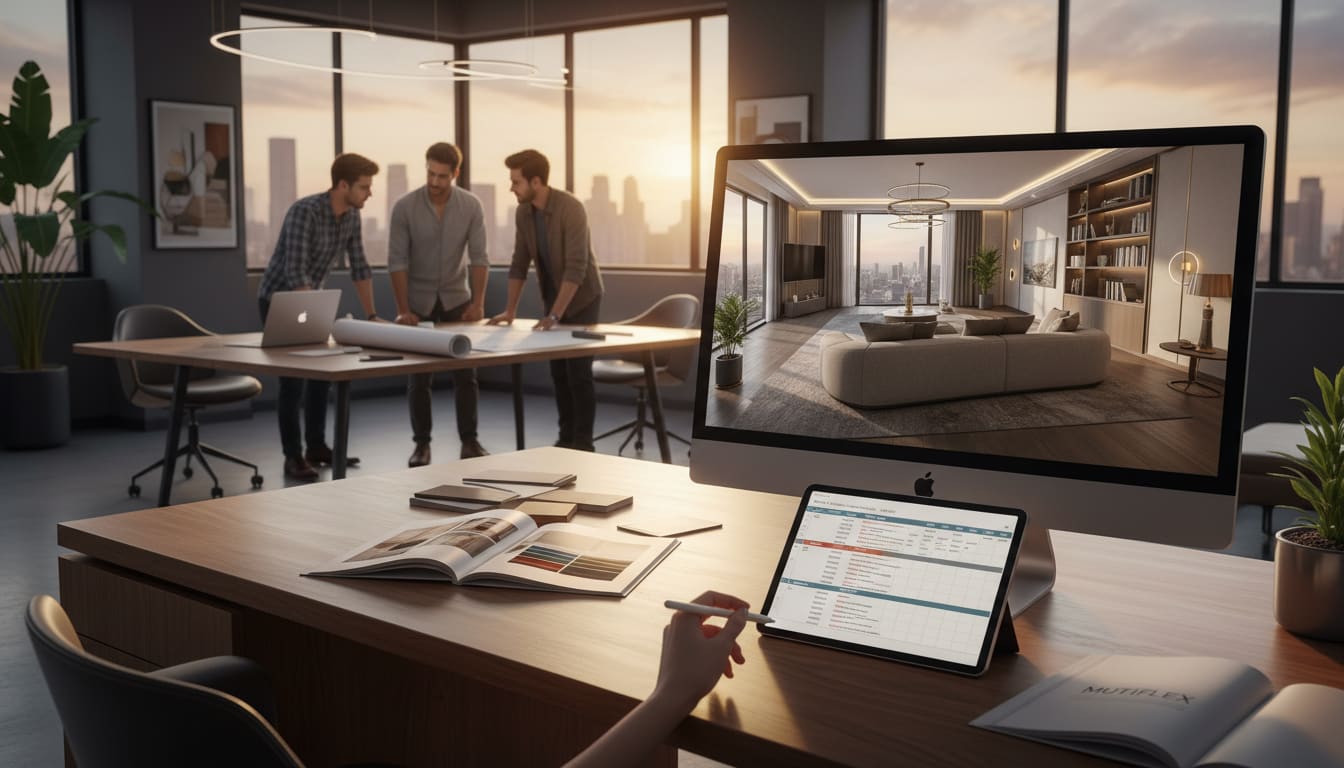 أفضل برنامج تصميم داخلي وإدارة مشاريع - مقدمة: هل برنامج تصميم داخلي مع Mutflex هو الحل الأمثل لمشاريعك؟