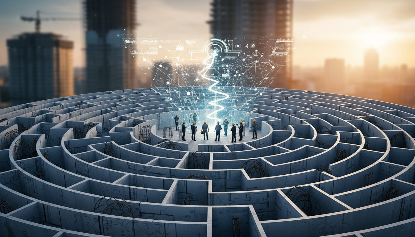 برنامج إدارة شركات المقاولات - مقدمة: هل إدارة مشاريع المقاولات أصبحت متاهة؟