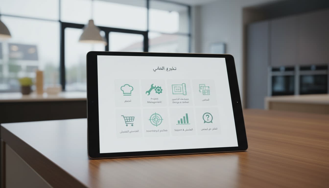 برنامج لشركات المطابخ: حلول متخصصة لإدارة التصنيع والتركيب مع موتفلكس
