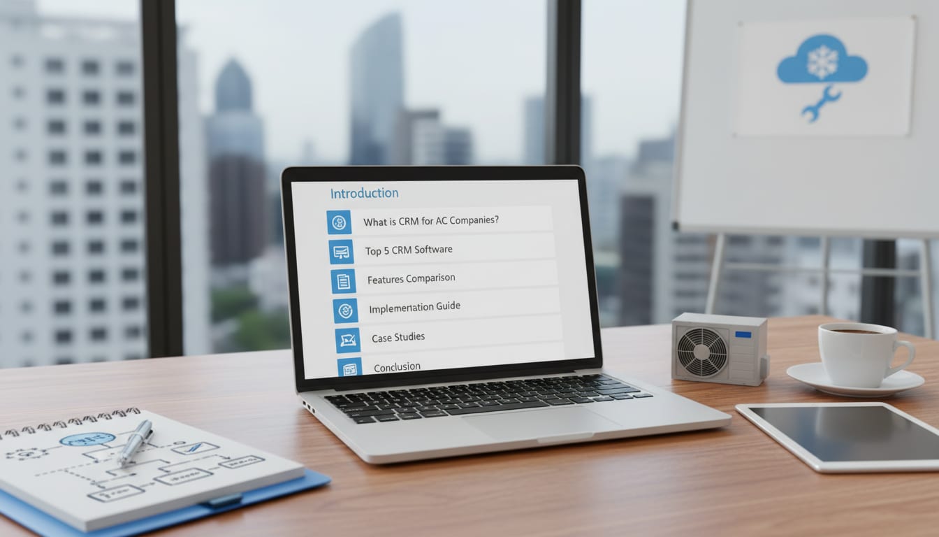 برنامج CRM لشركات التكييف: تنظيم العملاء والطلبات