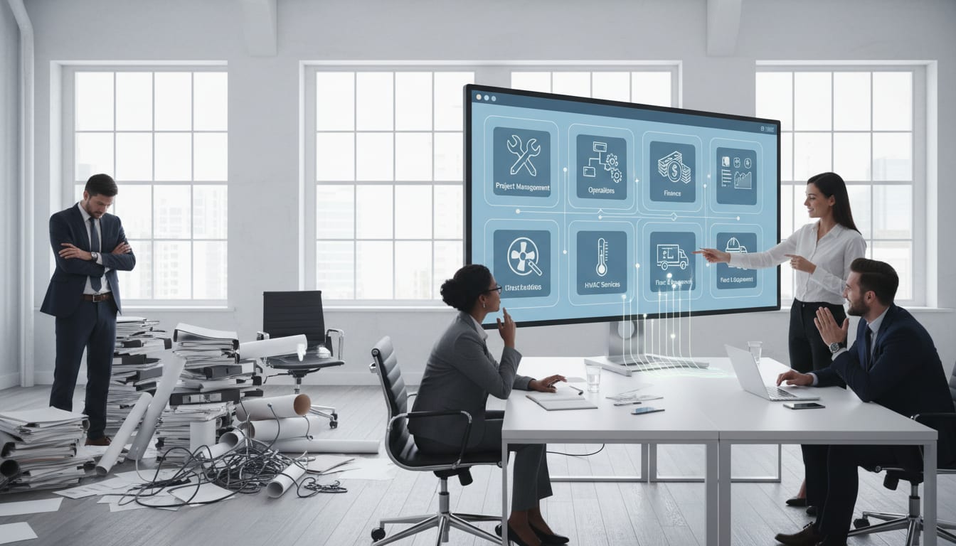 نظام ERP لشركات التكييف والمقاولات - مقدمة: هل تعاني شركات التكييف والمقاولات من فوضى العمليات؟
