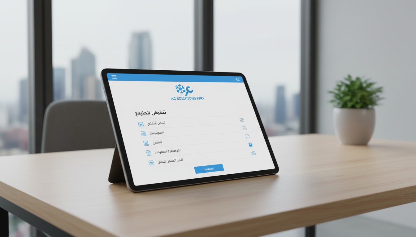 برنامج فواتير وعقود لشركات التكييف لتنظيم التجديد والتحصيل