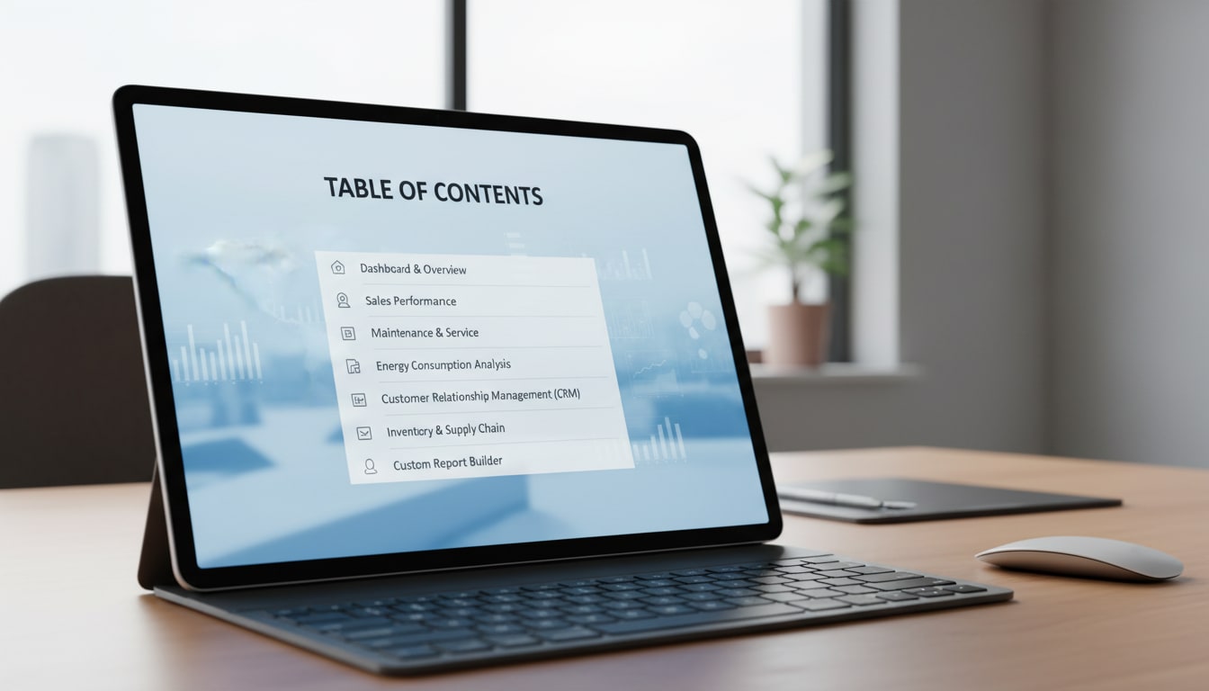 تقارير شركات التكييف ومؤشرات الأداء لاتخاذ قرارات أدق
