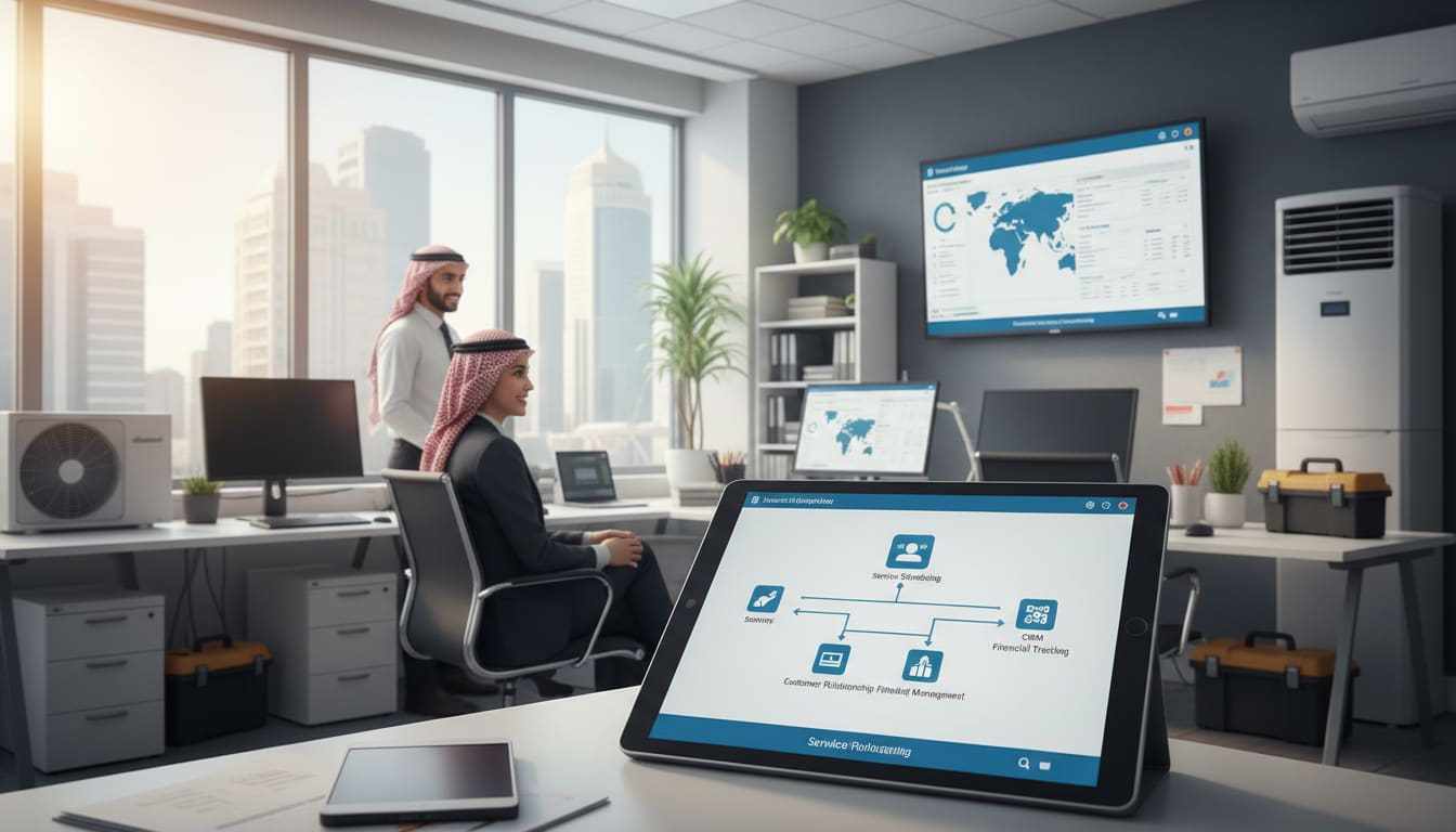 حلول برمجية لشركات التكييف الصغيرة والمتوسطة - مقدمة: هل تعاني شركات التكييف الصغيرة والمتوسطة في السعودية من الفوضى؟