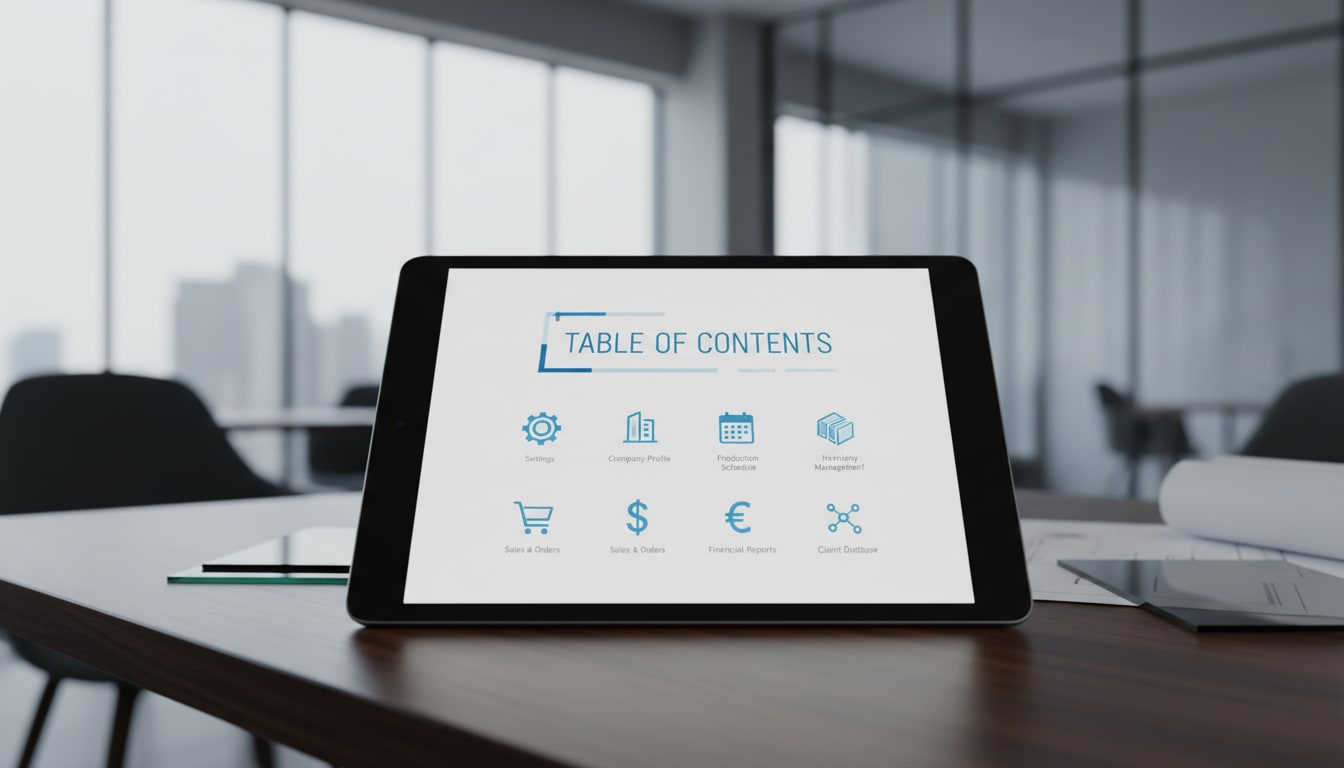 برنامج إدارة شركات الزجاج والمرايا: حل موتفلكس المتكامل لتصنيع وتركيب الزجاج