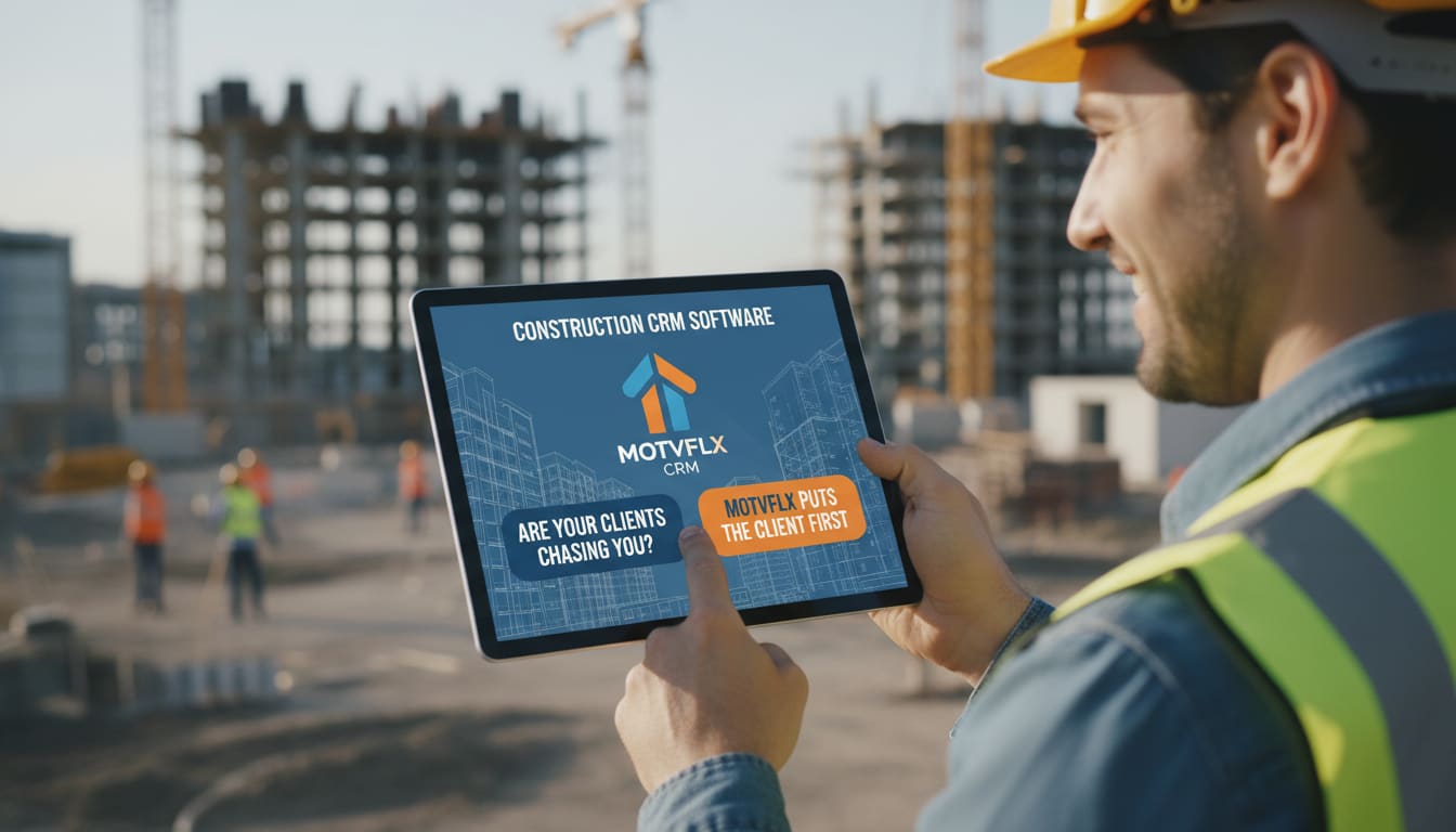 برنامج إدارة علاقات العملاء CRM للمقاولات - مقدمة: هل عملاؤك يلاحقونك؟ موتفلكس يضع العميل أولاً