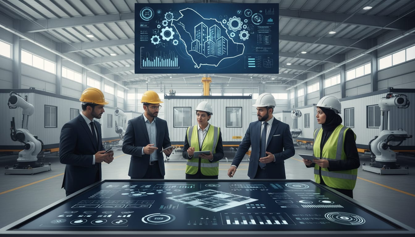 برنامج إدارة مصانع البيوت الجاهزة في السعودية - متابعة المشروعات والمهام