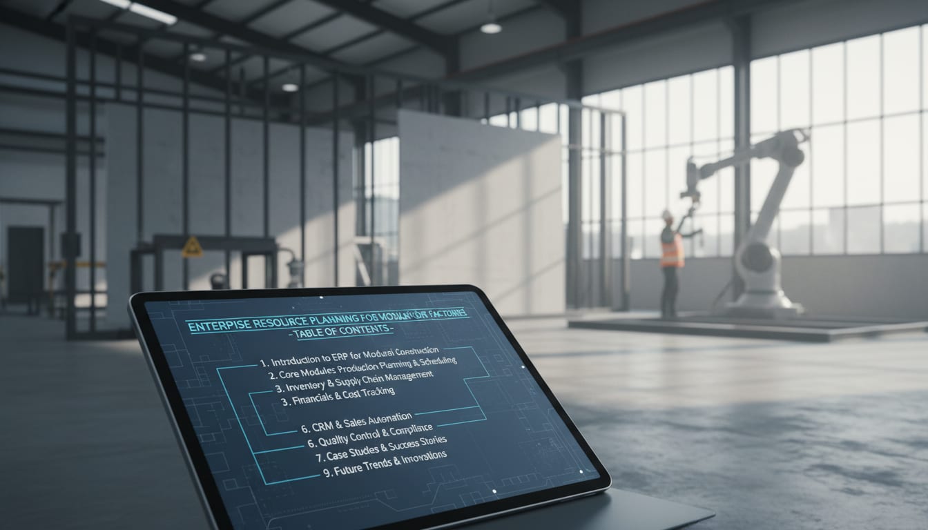 أفضل برنامج ERP لمصانع البيوت الجاهزة: كيف تختار النظام المناسب؟