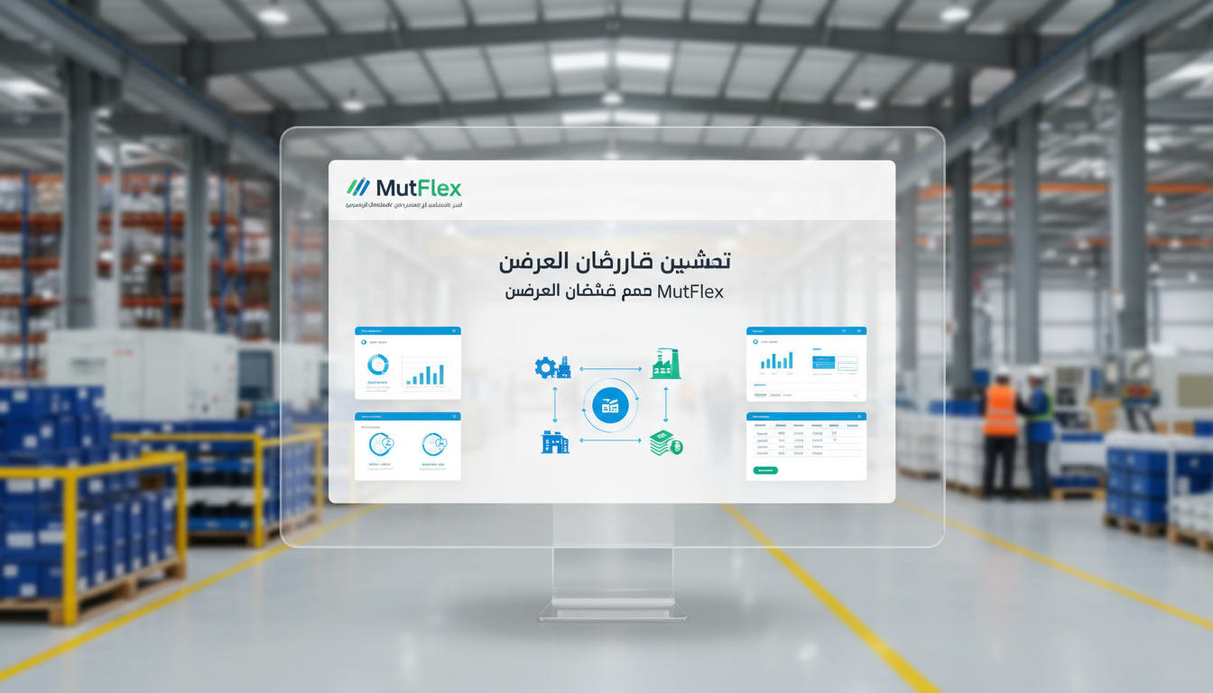 إدارة الفواتير والمدفوعات بكفاءة مع برنامج MutFlex لمصانع السعودية