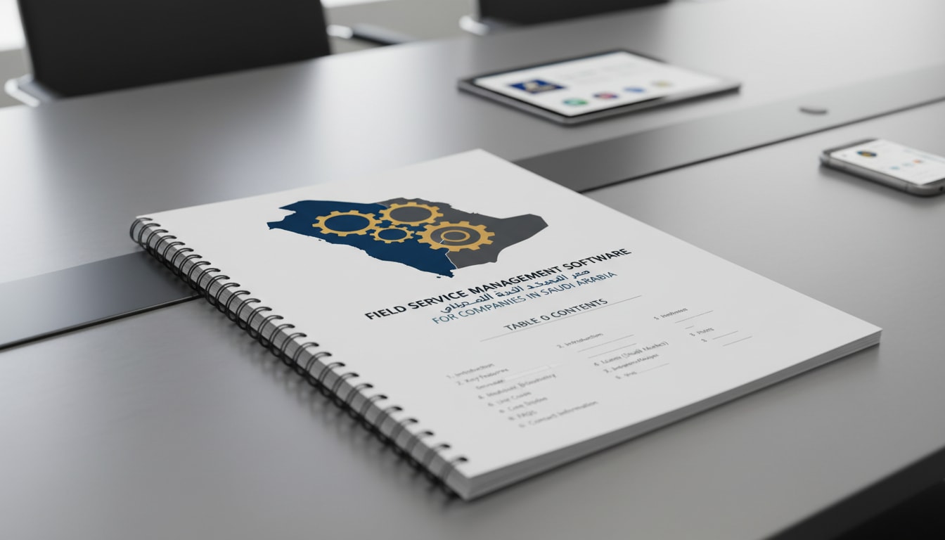 برنامج إدارة الخدمات الميدانية في السعودية للمصانع وشركات التركيب