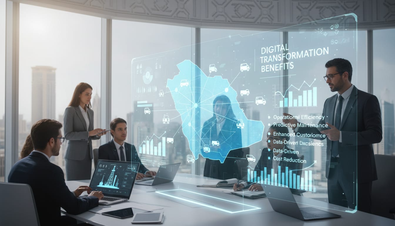 فوائد التحول الرقمي في إدارة الخدمات الميدانية - مقدمة: التحول الرقمي كضرورة استراتيجية للخدمات الميدانية في السعودية