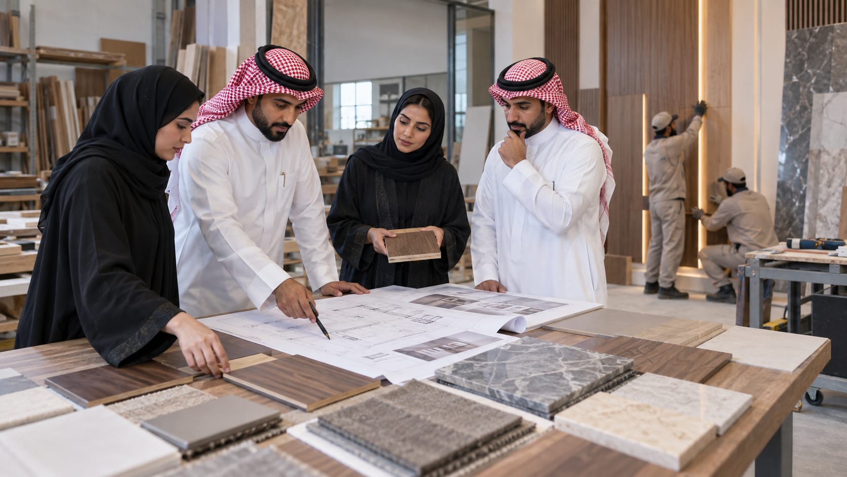 دورة عمل شركة الديكور خطوة بخطوة في السعودية