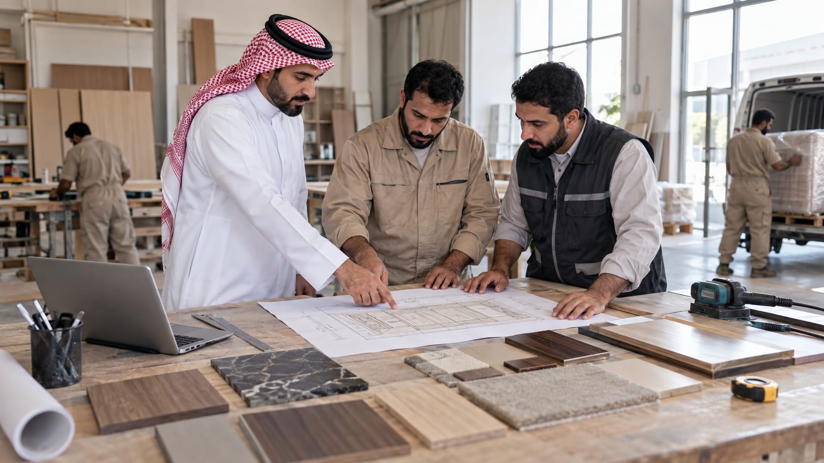 تنسيق الأقسام داخل شركة الديكور: كيف تتحرك المعلومة دون فوضى
