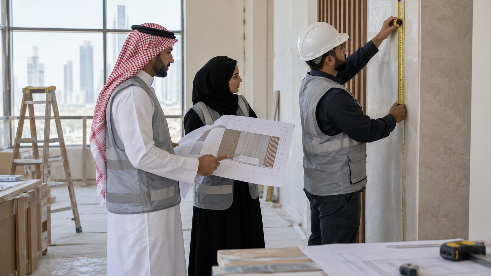 فريق شركة ديكور يراجع أخطاء إدارة المشاريع وسبل تجنبها
