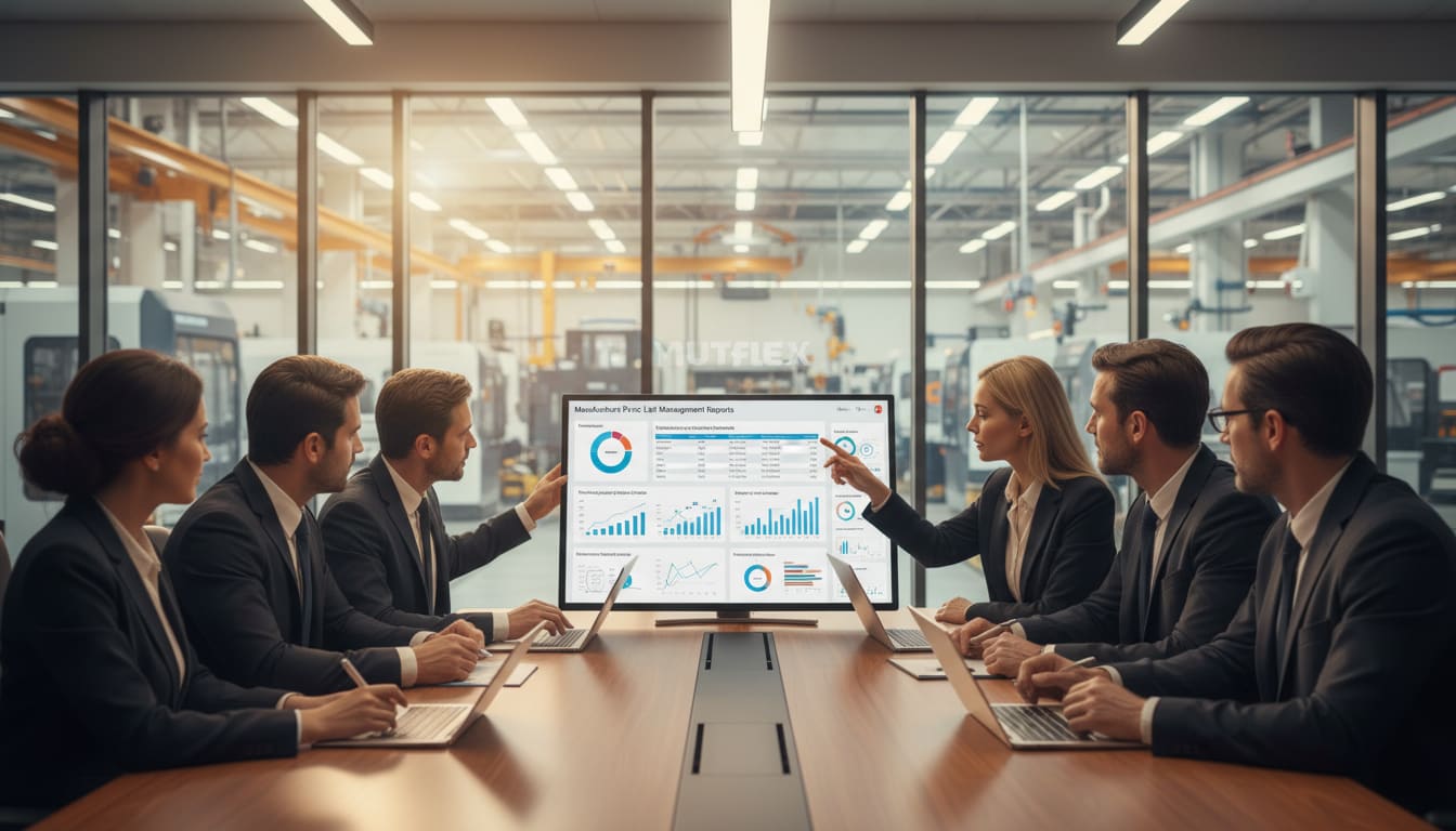 تقارير إدارة قوائم الأسعار للمصانع - Meta Description: تعلم كيف تساعدك تقارير إدارة قوائم الأسعار للمصانع في السعودية على مراجعة أسعار منتجاتك بكفاءة، تحليل الأداء، واتخاذ قرارات تسعير استراتيجية لتعزيز الأرباح باستخدام Mutflex.