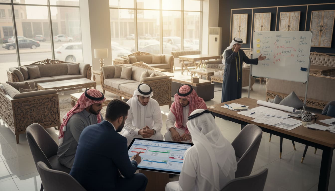 برنامج إدارة طلبات معارض الأثاث في السعودية - مقدمة
