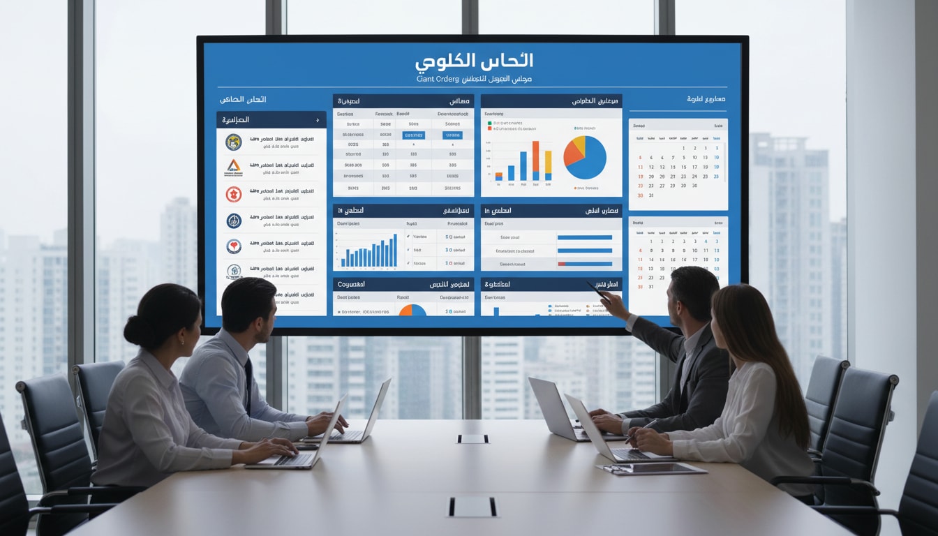 صورة تخيلية لتوضيح متابعة طلبات العملاء لشركات المقاولات الكهربائية، مولدة بالذكاء الاصطناعي