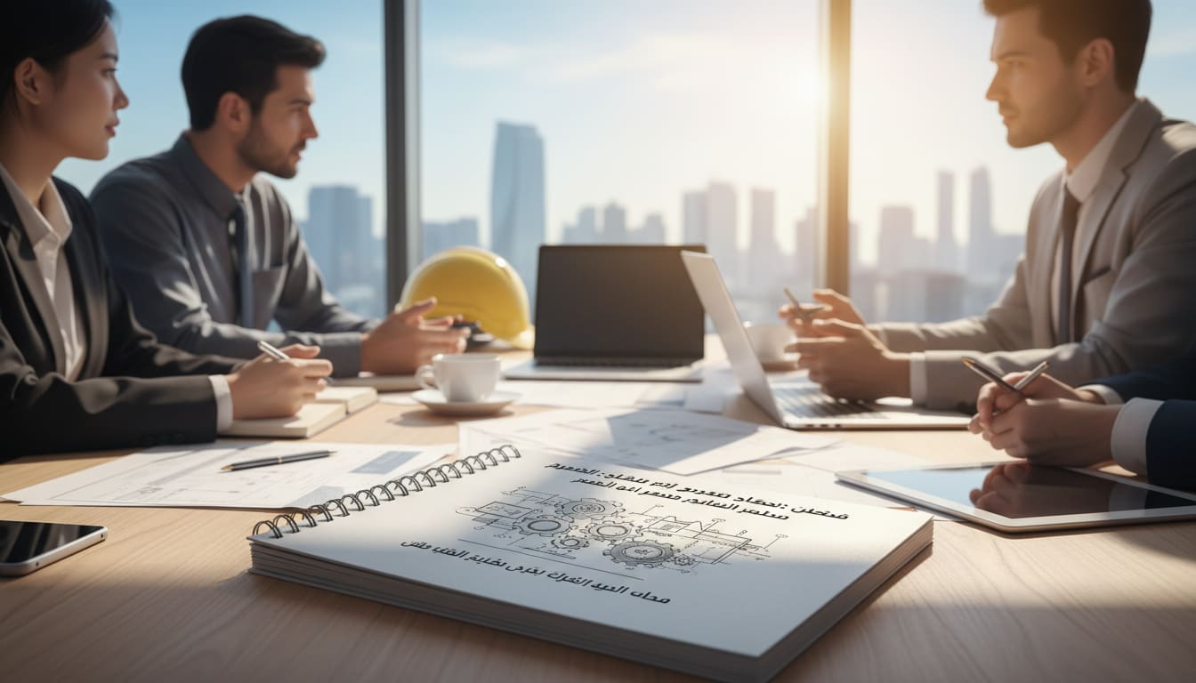محضر اجتماع تنسيق مقاولي الباطن وتحويل القرارات إلى متابعة