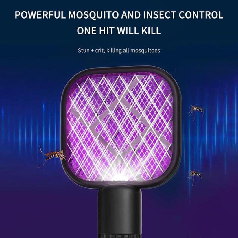 Electric Mini USB Mosquito Killer Racquet Lamp – Wireless Night Bulb