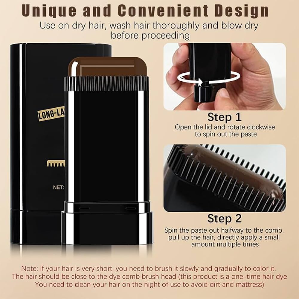 Hairdressing Wand Instant Root Touch-Up – Natural Black Hair Color
