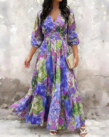 Women’s Summer Boho Maxi Dress