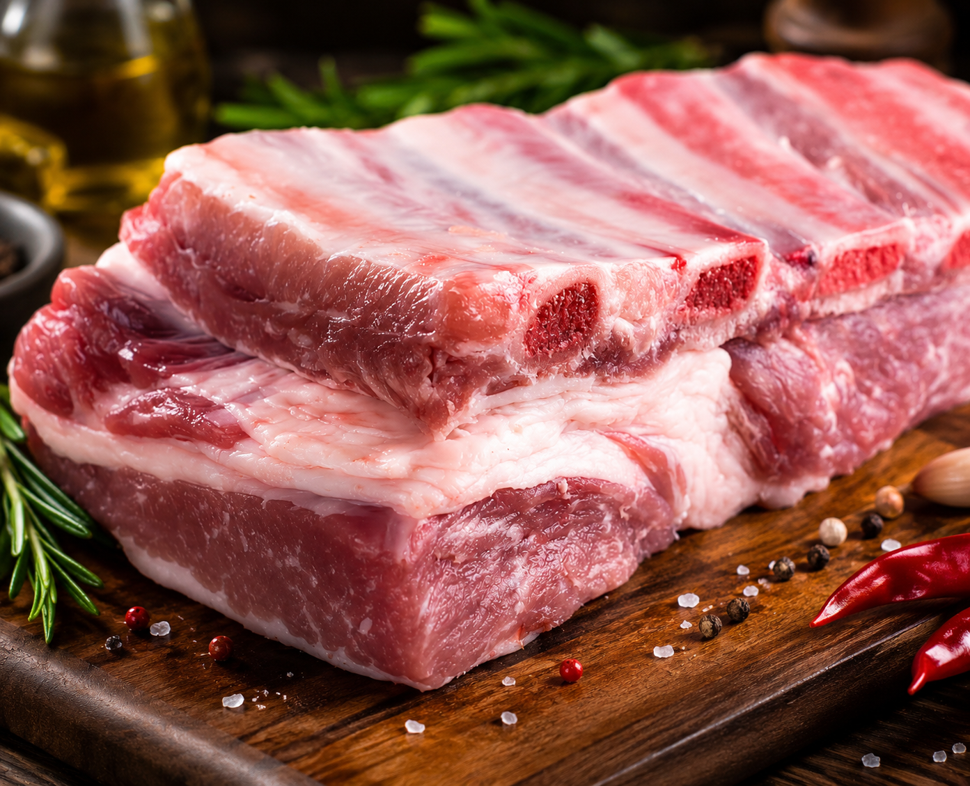 Pork Spare Ribs Without Skin