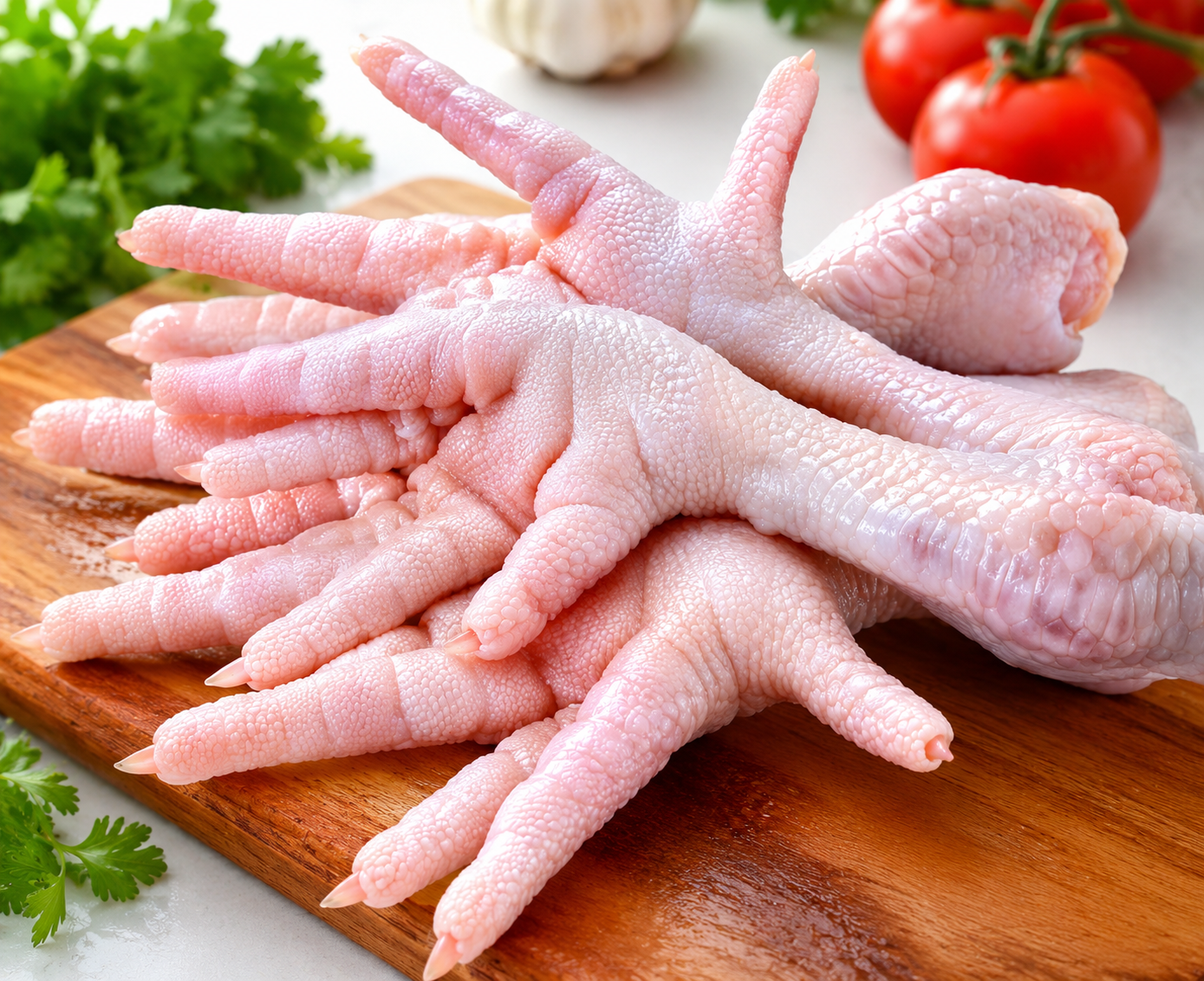 chicken feet (ready to cook)