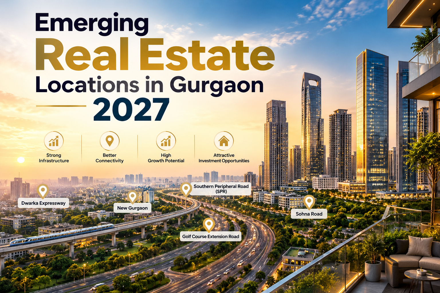 Emerging Real Estate Locations in Gurgaon 2027: Best Areas, Corridors and What to Check Before You Buy