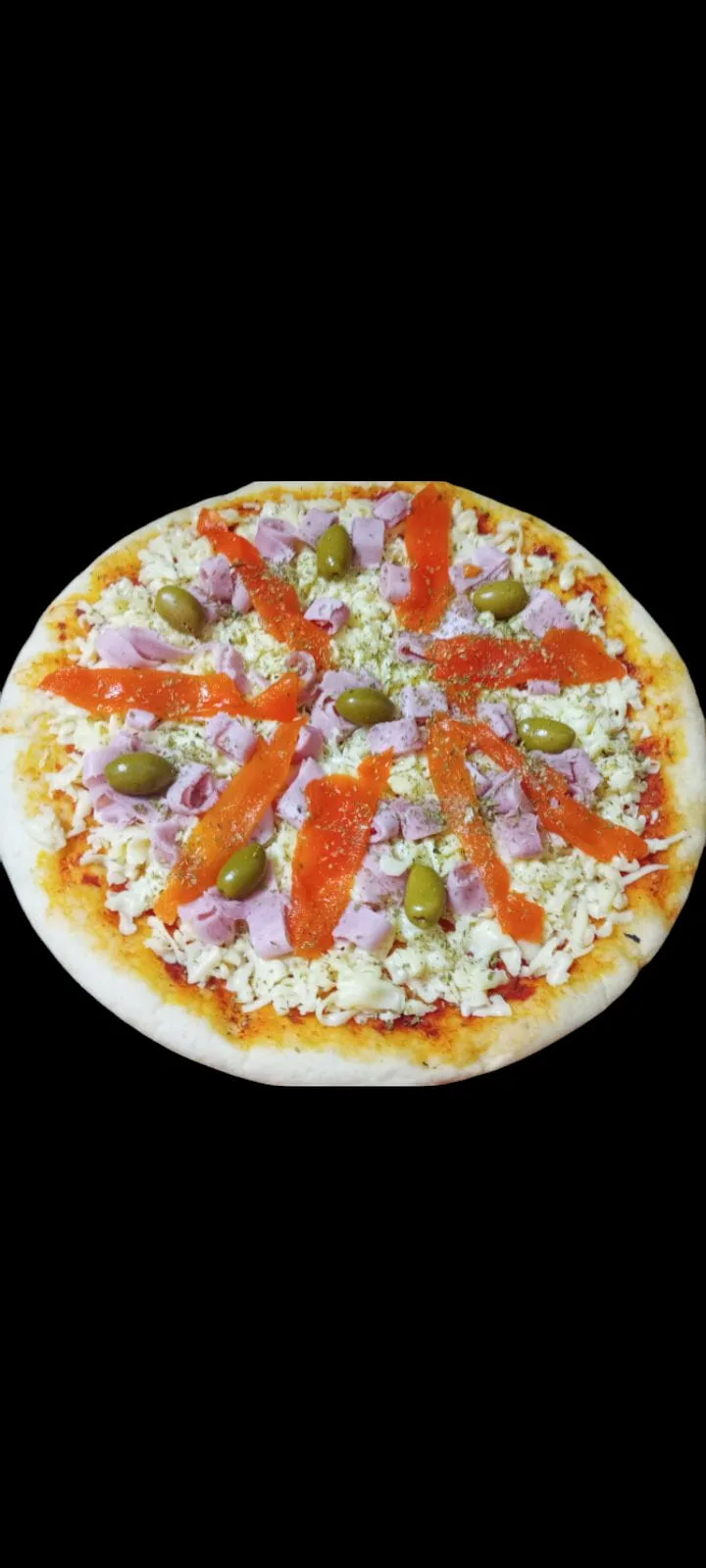 Pizza Jamon y Morron