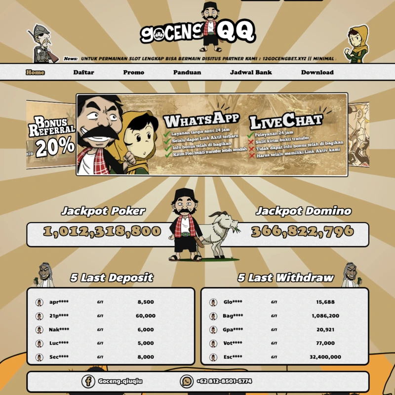 GOCENGQQ: Alternatif Login Apk PKV Slot Goceng Qiu Qiu Terbaru - WooCommerce eCommerce