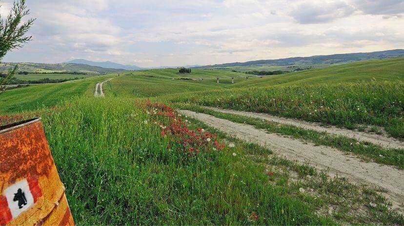 Via francigena de Sienne à Rome