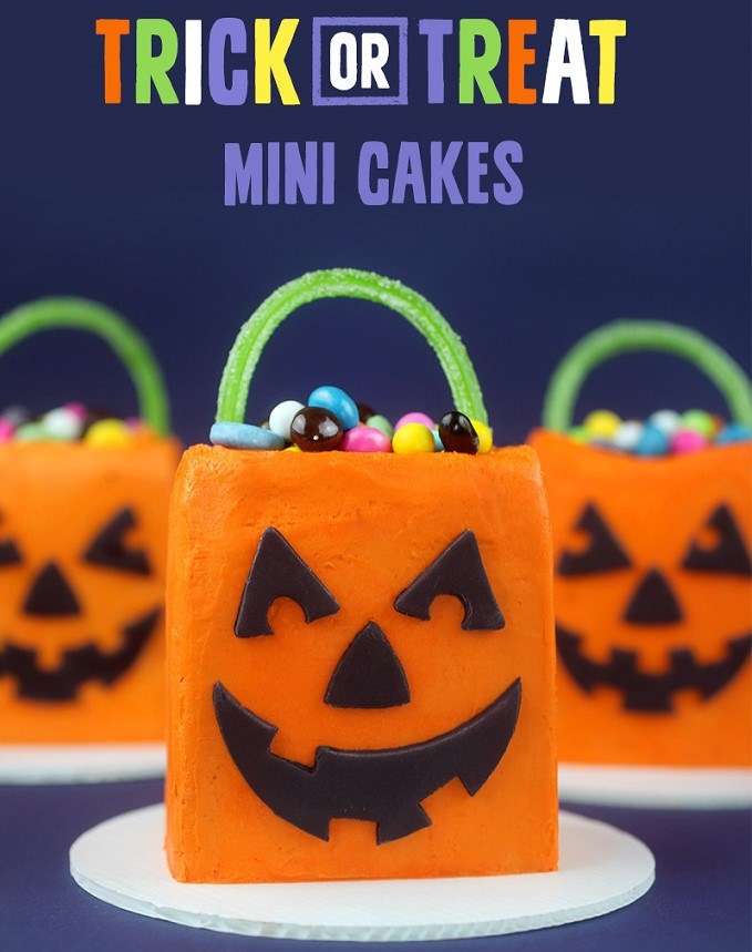 Trick-or-treat mini cake - Halloween Recipes
