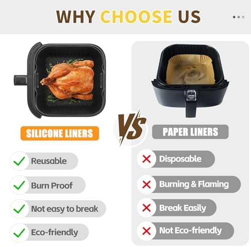 Vue 5 de Moule Silicone Air Fryer