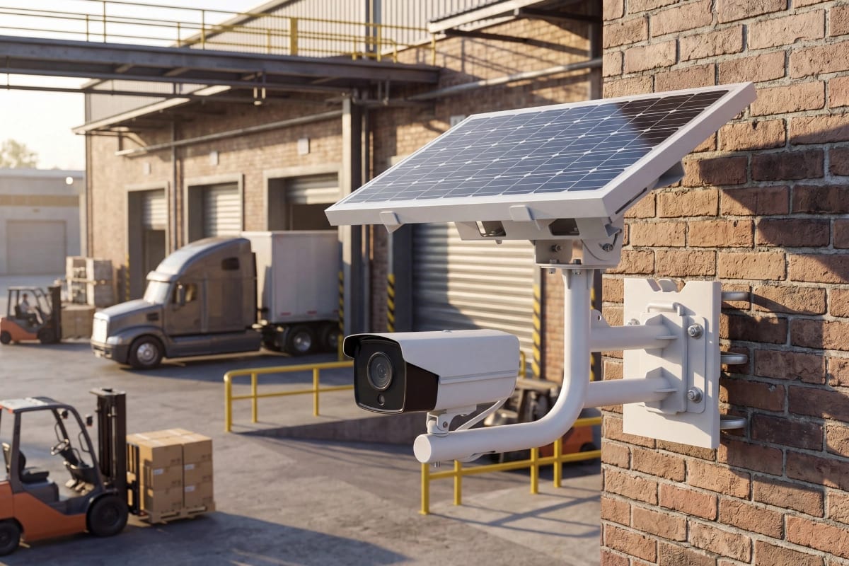 Logistics & Warehousing Solar CCTV Tower Hire