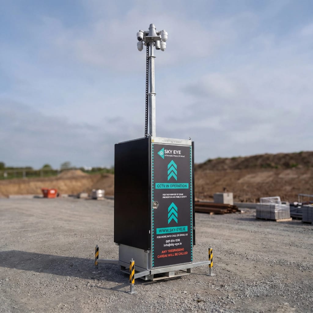Sky-Eye Solar CCTV Tower Hire Image 1