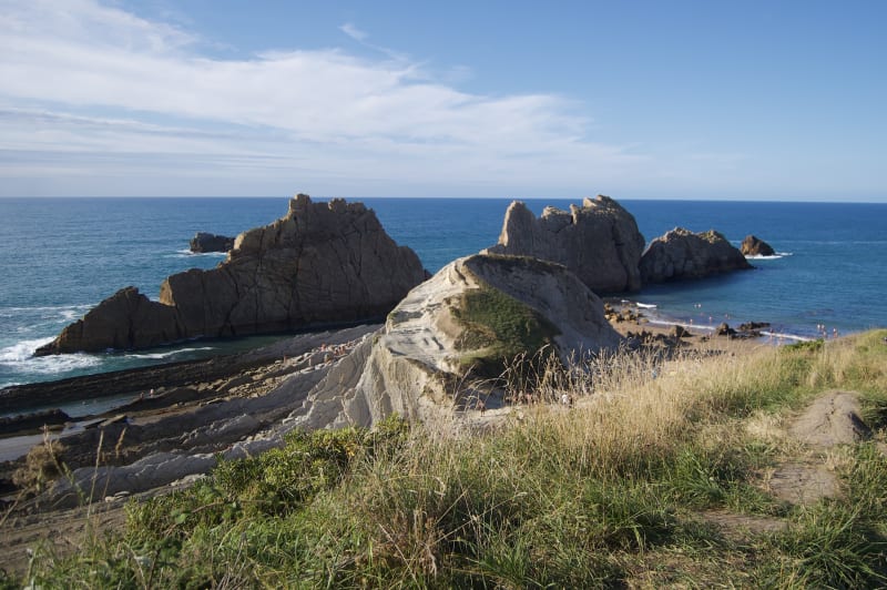 Playa rocas Cantabria