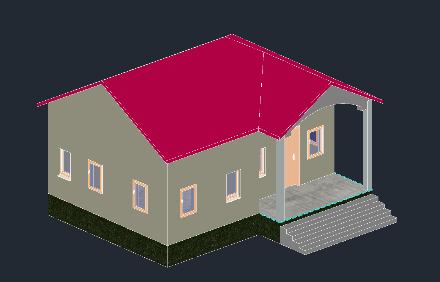 Single-Level Tiny House with Terrace