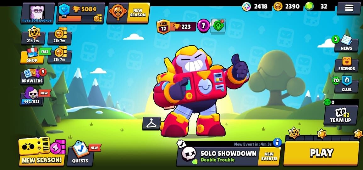 Brawl Stars Account (IOS/ANDROID) – [OLD SCHOOL BROCK] 2020 CREATED | 5084 TROPHY | 33 BRAWLER, SURGE, MAX, SPROUT, +8 EPIC, 18 SKIN (MEGA BOX DARRYL), 2K BLING |M