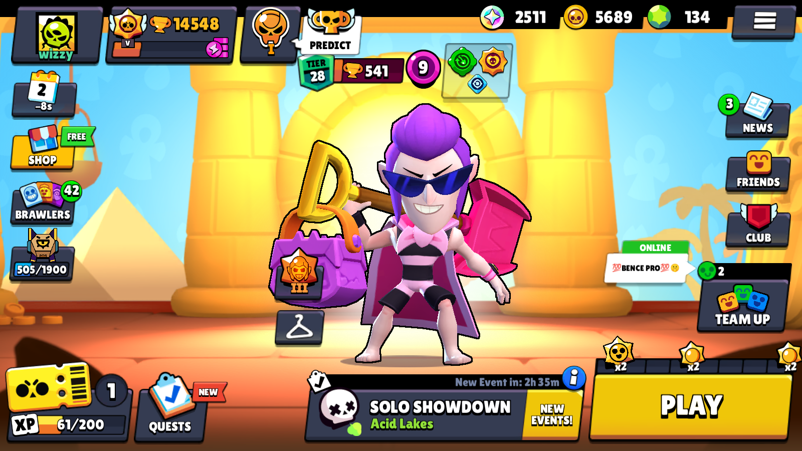 Brawl Stars Account (IOS/ANDROID) – 14K+ CUP | 46 Brawler | 2 Hypercharge | Brawl Stars Account (IOS/ANDROID) – 14K+ CUP | 46 Brawler | 2 Hypercharge |
