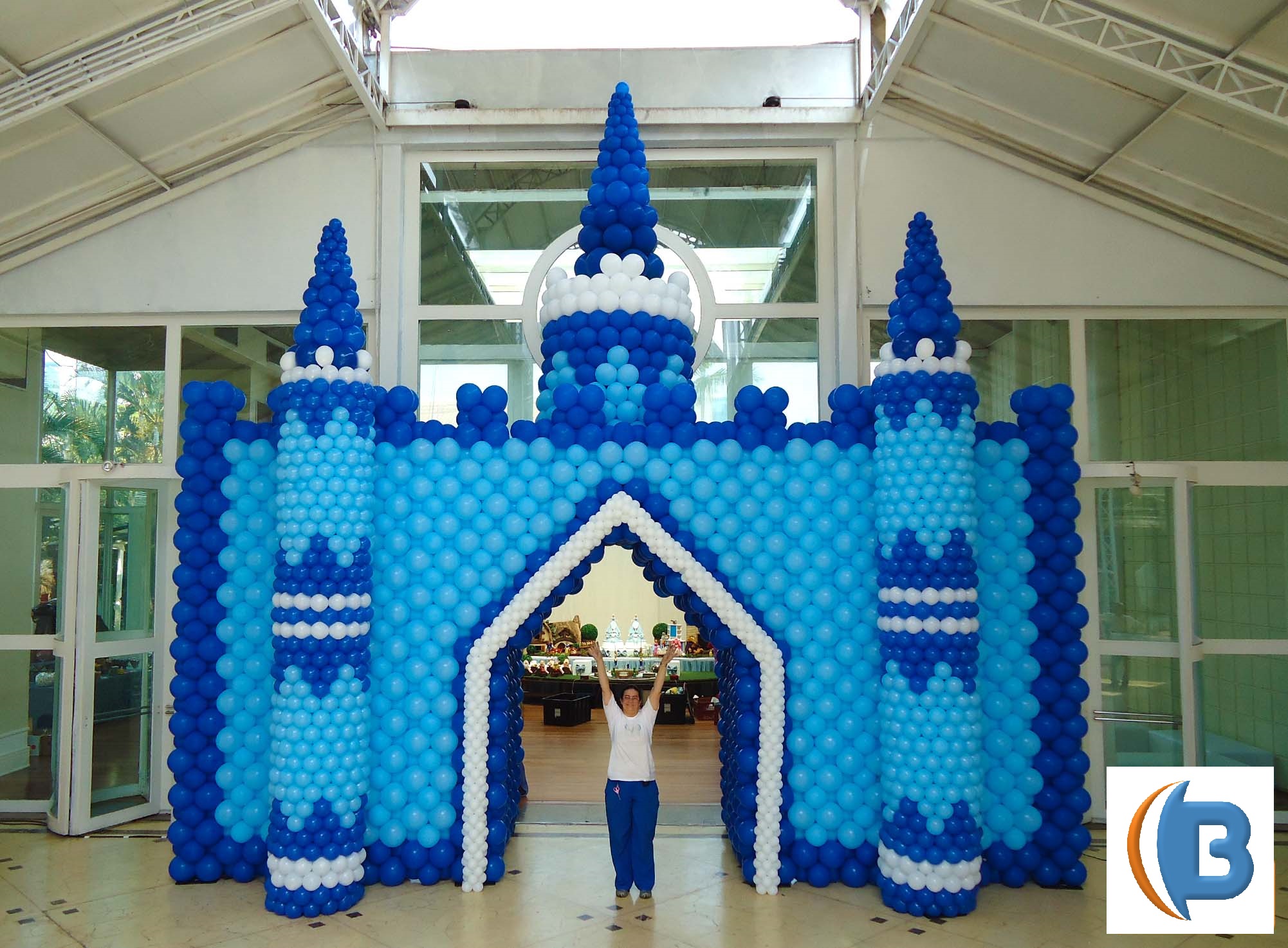 Castelo Cinderela balões