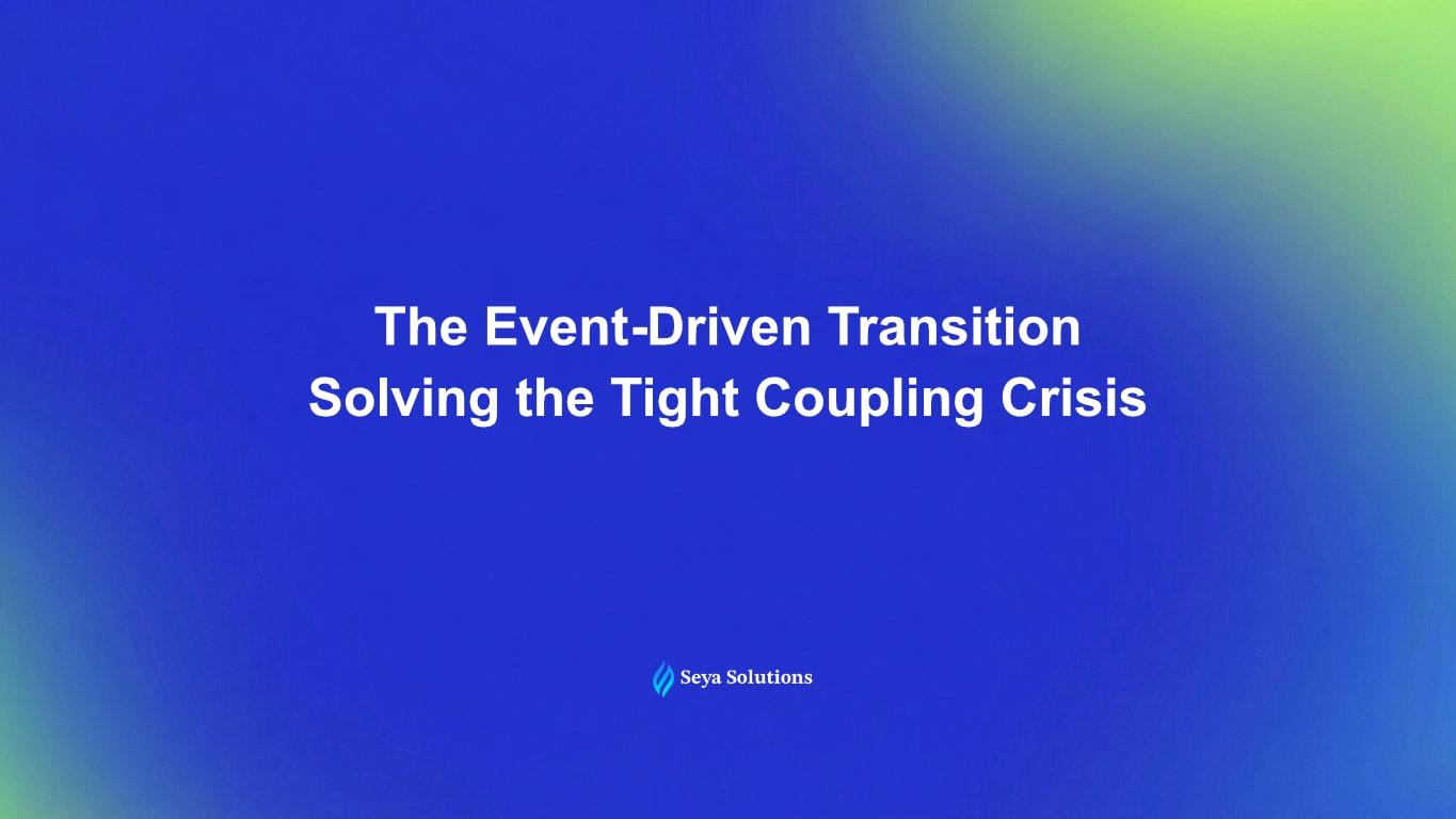 The Event-Driven Transition: Solving the Tight Coupling Crisis
