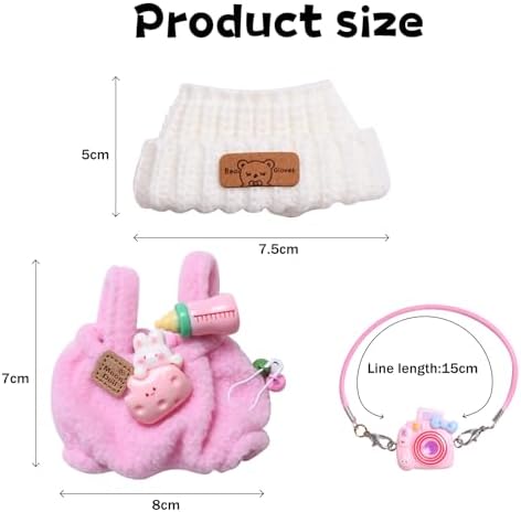 Vue 2 de  Vêtements Poupées Adaptés Labubu