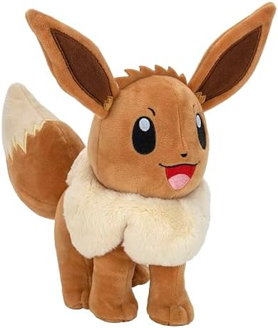 Vue 3 de Pokemon Peluche Evoli Peluche