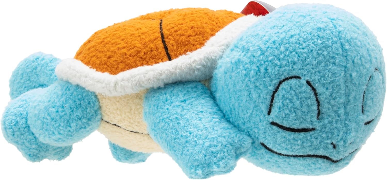 Pokemon Schiggy Peluche Endormie